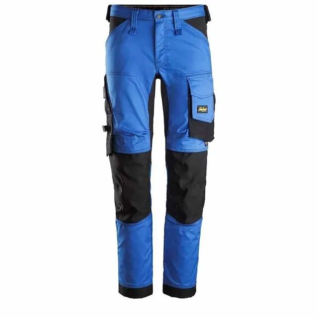Snickers Werkbroek 6341 Kobalt Blauw - Zwart (5604) Maat 088